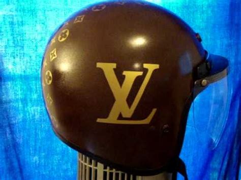 custom louis vuitton motorcycle helmet|louis vuitton canvas painting.